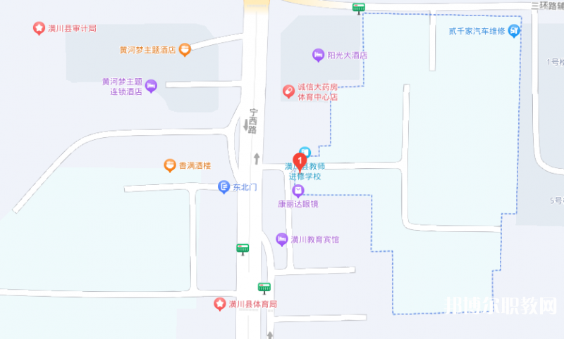 潢川縣職業(yè)中等專業(yè)學(xué)校地址，乘車路線