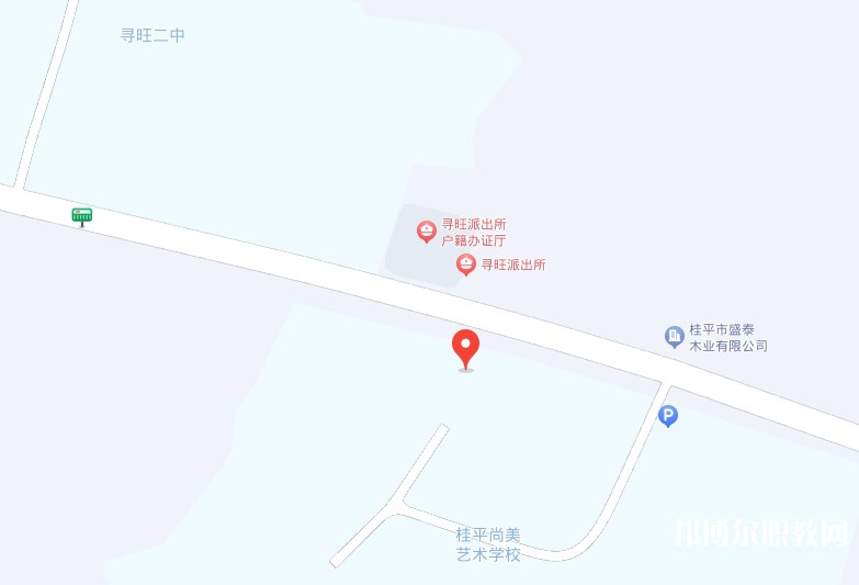 桂平尚美藝術學校地址，乘車路線